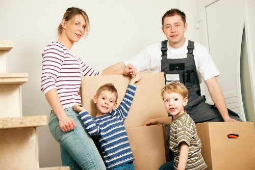 Moving team helping with a residential relocation in Kentish Town