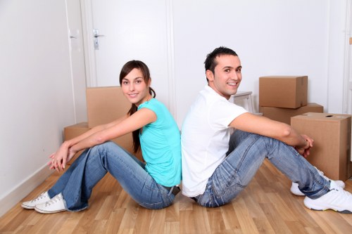Loading furniture and boxes for a man with van removal in Kentish Town