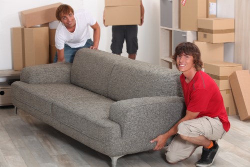 Unpacking essentials in a new Kentish Town property