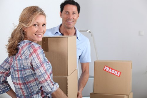 Packing and loading services for a flat move in North London