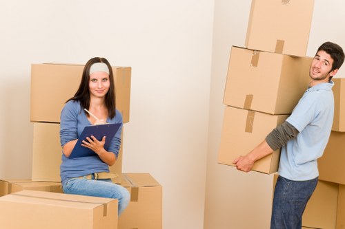 Packing and loading during a local Kentish Town move