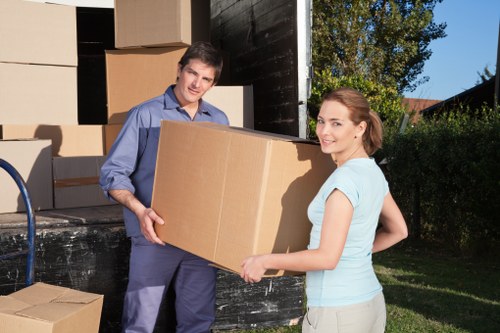 Local removals team planning access and parking for a Kentish Town property